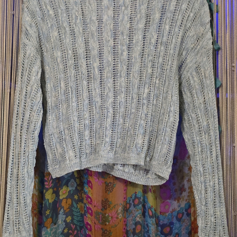 NATURAL LIFE , Light Blue Sweater - Picture 4 of 4